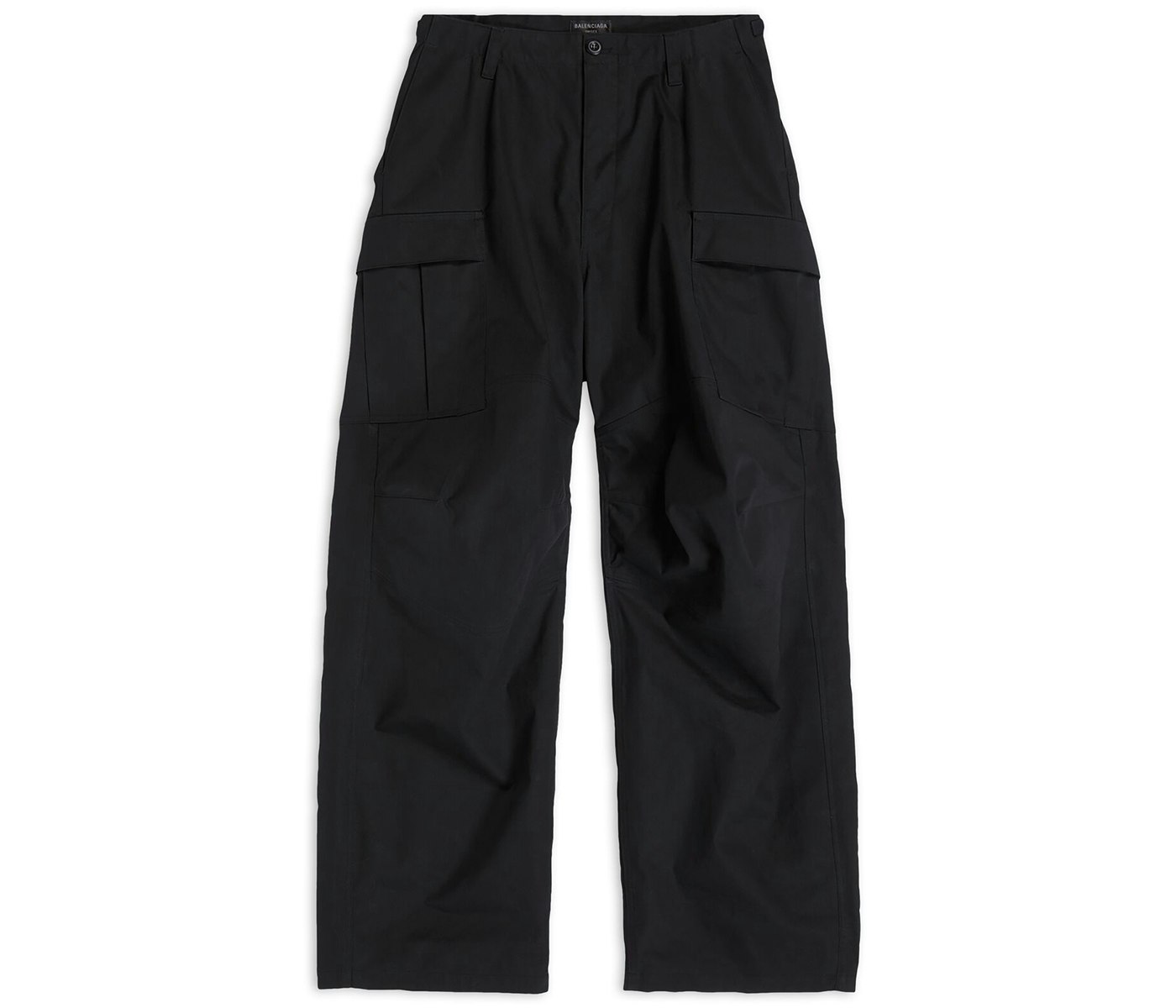 Cotton Twill Cargo Pants in Black  Balenciaga  Mytheresa